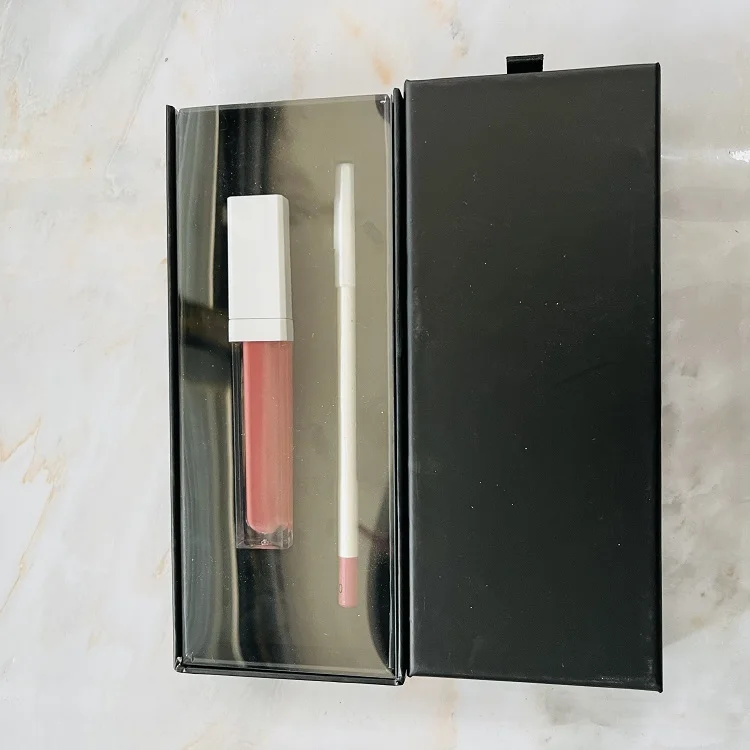 Long lasting lip gloss cosmetics vendor customized lip gloss tubes lip liner waterproof lipgloss set private label