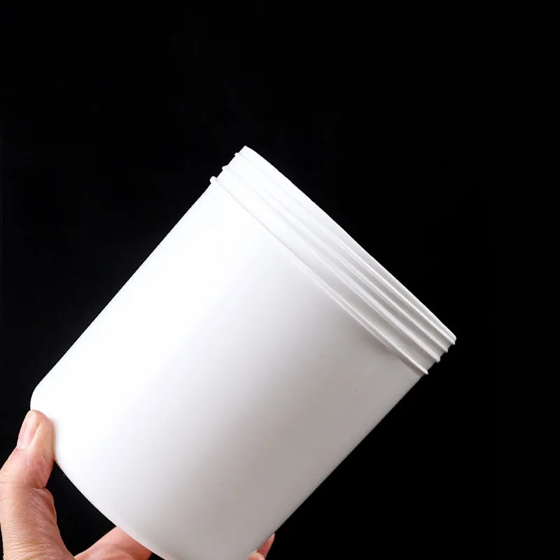 350g 500g Wide-mouth Plastic Jar 1kg Large-capacity Pp Powder Barrel Multi-purpose Tear-off Lid Plastic Jar YGH1148