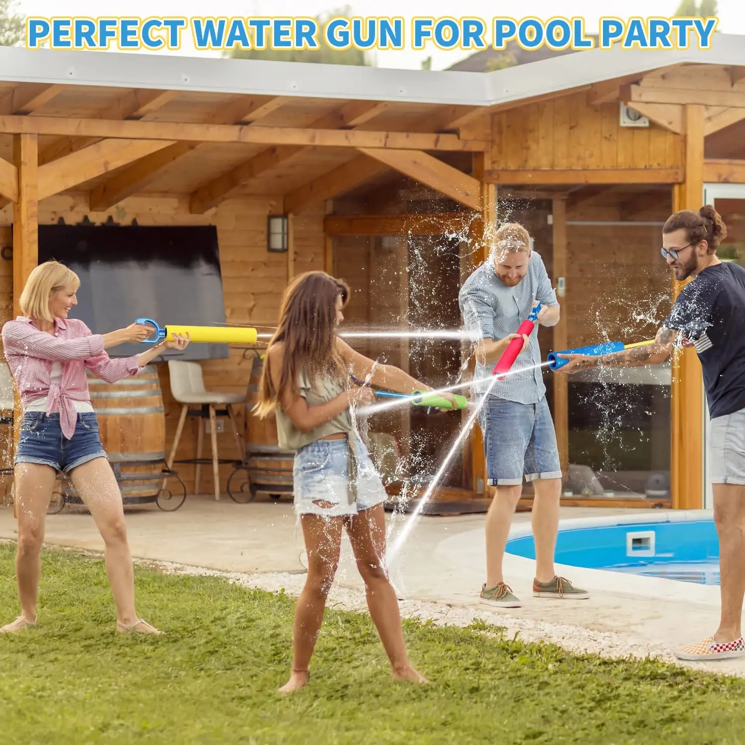 EPE Foam Swimming Noodles for Pool Aquatics Buoyancy Baton Floating Swimming Stick Kids and Adults Swimming Pool Water Toy