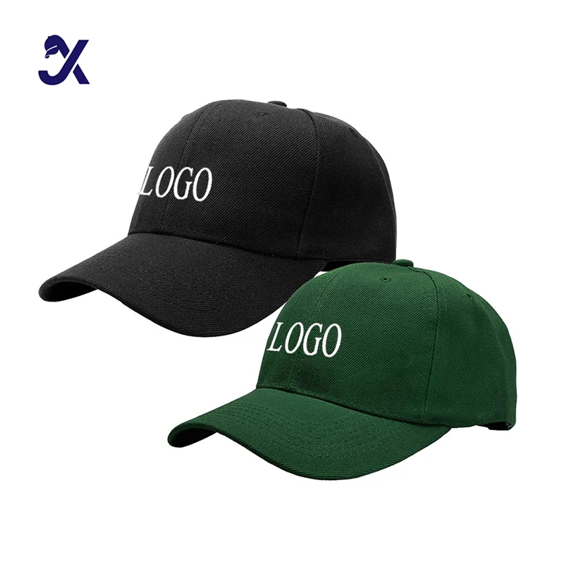 JX Oem Customized Made Dad Hats Custom 3D Embroidery Logo Adult Golf Mens Cap 6 Panel Unisex Sport Casual Cap Custom Baseball Ca