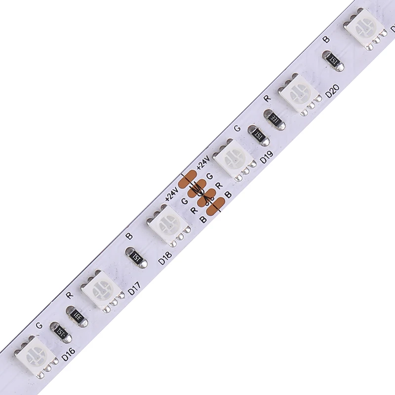 custom professional high power quality 5050 12v 24v 3OZ PCB VHB 3M IP20 IP65 IP68 smd rgb led strip light waterproof tape stripe