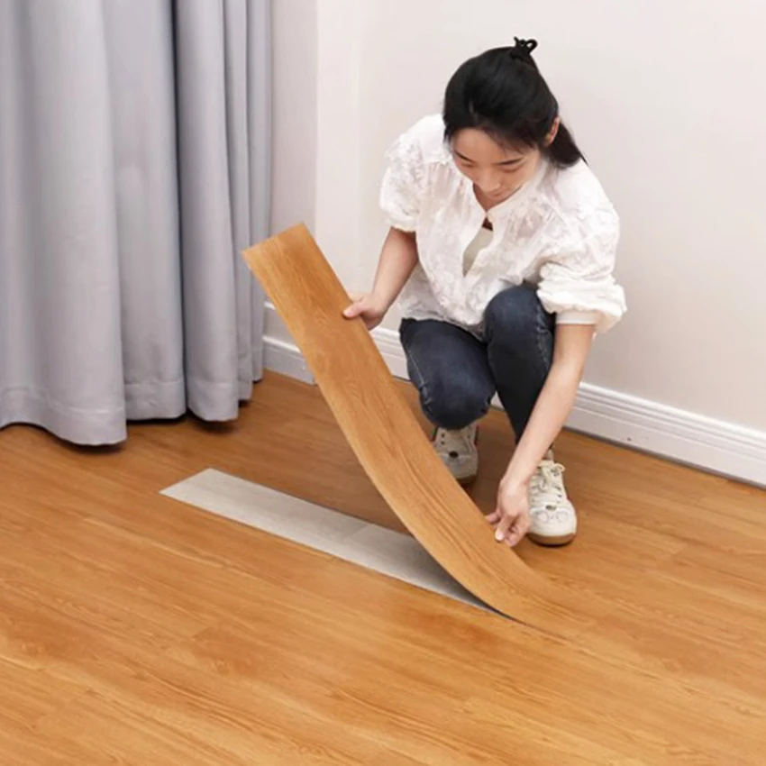 DBDMC Black Walnut PVC Planks Tiles  LVT PVC Vinyl Dry Back / Glue Down Flooring