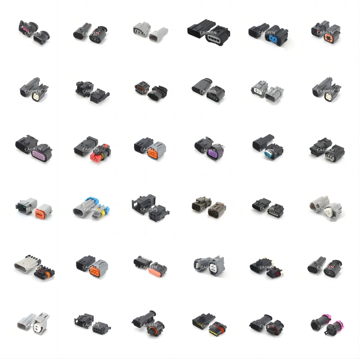 Connector EPC E-4995 2 pin female and male  electrical Waterproof crimp connector for Ford 3U2Z-14S411-EKB