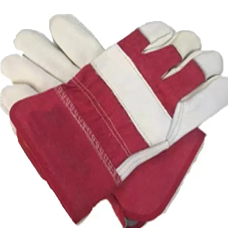 Top Quality Custom Cow Grain Leather Motocross Motorcycle Motorbike Moto Driver Gloves Luvas Guantes for work construction