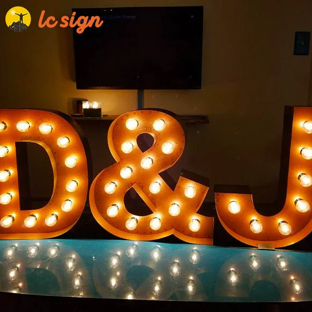 Light marquee signs lighting wedding 24 letters led lighted sign maruqee letters for decor wedding sign