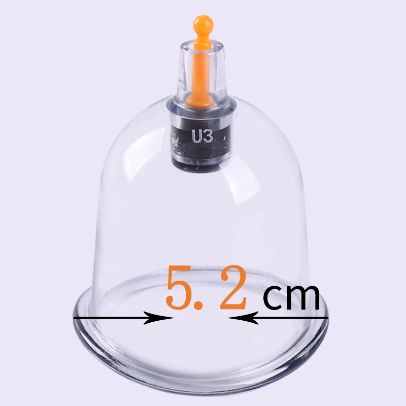 От U3 5 2 см баночки с изогнутой банкой баночка набор для китайского медика антеллюлитный массажер Вакуумные присоски jimama