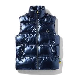 Оптовая продажа, зимняя куртка без рукавов, мужской жилет-пуховик, уличная куртка-бомбер