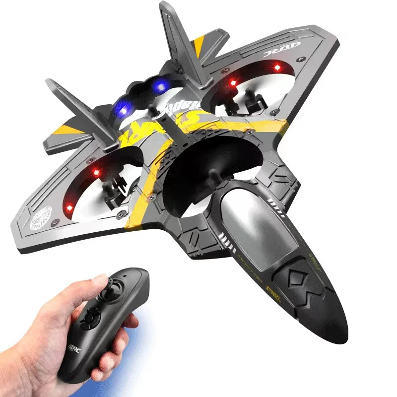 Hot Sell Rc Plane latest design  joystick control induction luminous fighter  electric remote control boys toys