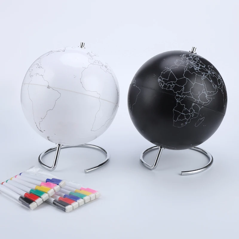 
Geography 20cm Universal Globe education toys globe map world globe DIY with pen 