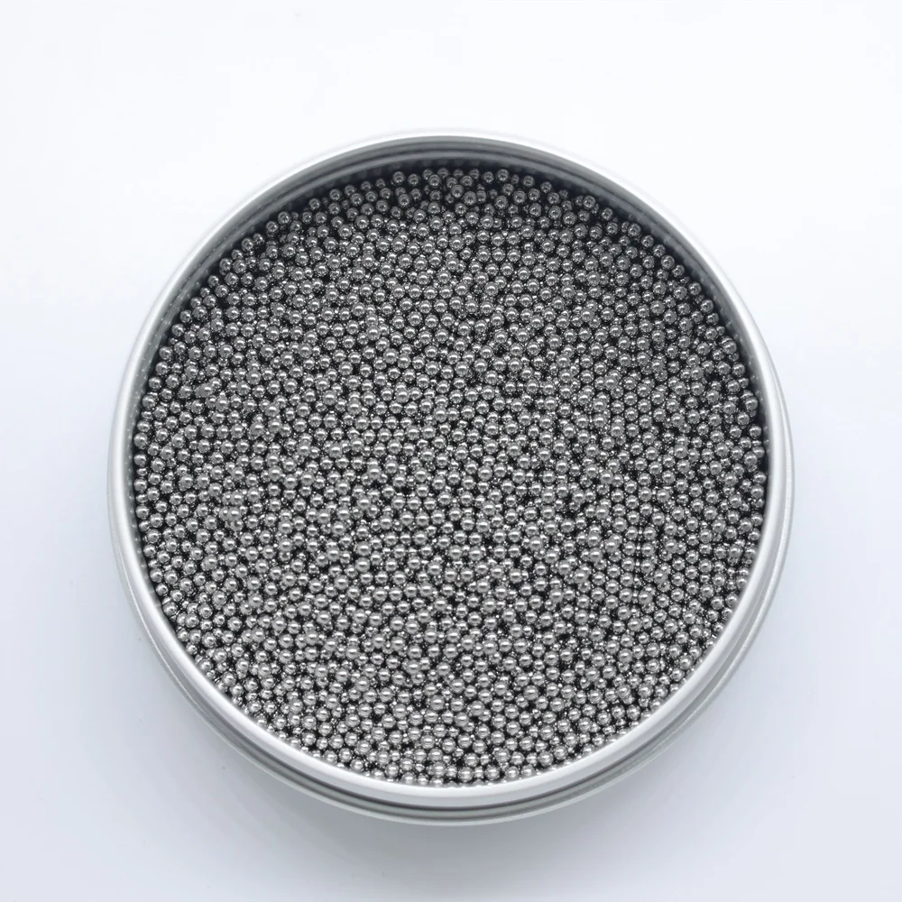 Miniature Solid Nickel Plated Carbon Steel Ball 0.5mm 1.588mm Corrosion Resistance