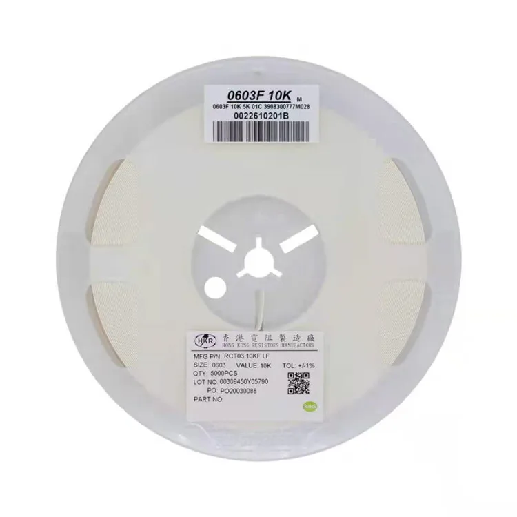 All series 0402 0603 0805 1206 2512 1218 1210 1225 2512 1R-10M 1% F 5% J  chip resistor