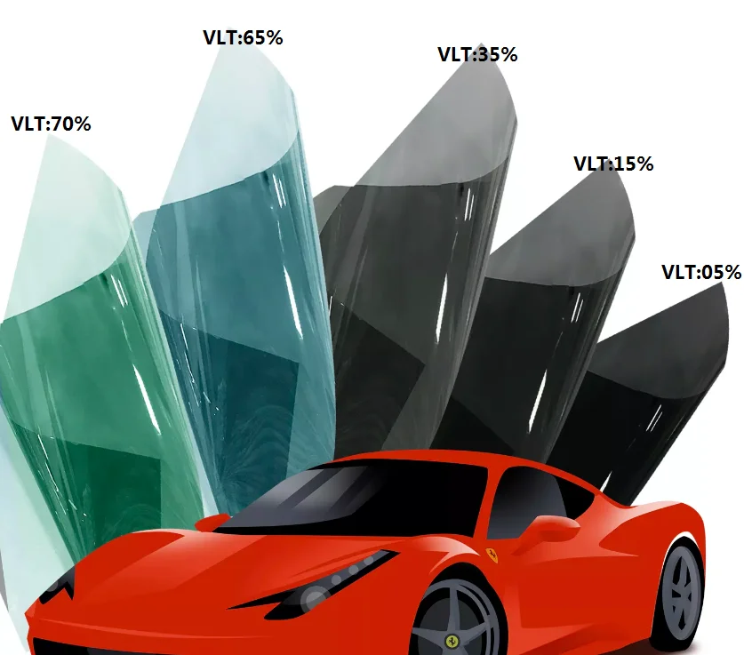 UV99% IRR95% VLT70% UV Proof PET Products Auto Front Windshield UV400 Polarized film for car wrap solar window film