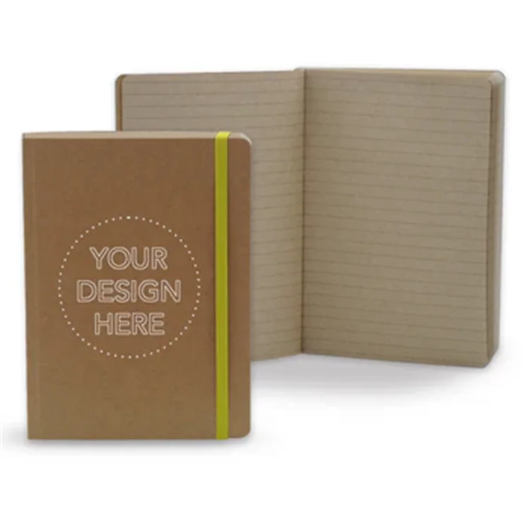 Custom Eco-Friendly Kraft Notebook Hardcover Notebook with Personalized Libretas Promotional Office Stationery  notebook