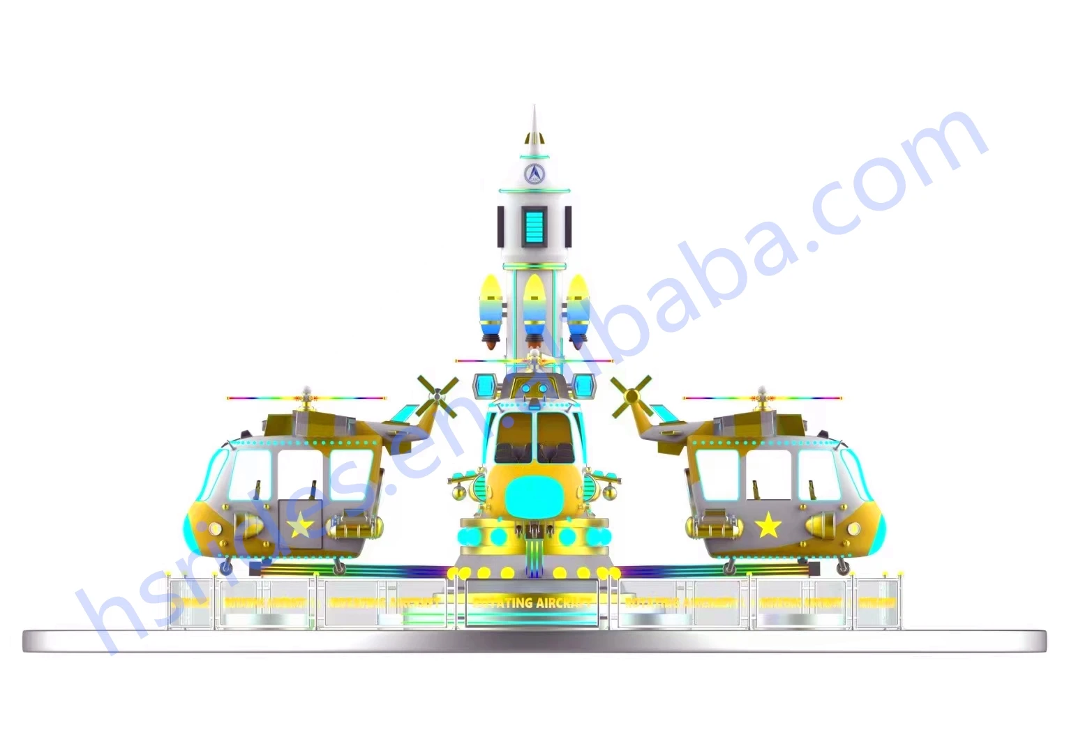 Children Amusement Playground Park Equipment Swing Airplane kidie rides