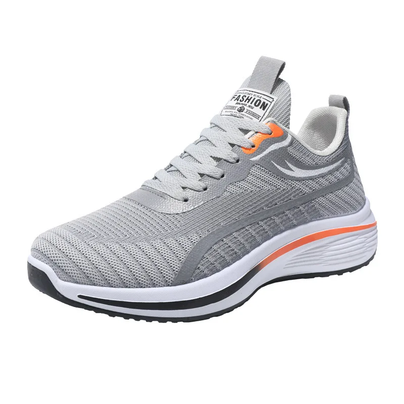 China Manufacturers Lace up Walking Shoes Breathable Durable Sport Shoes Trendy Fashion Best Running Shoes