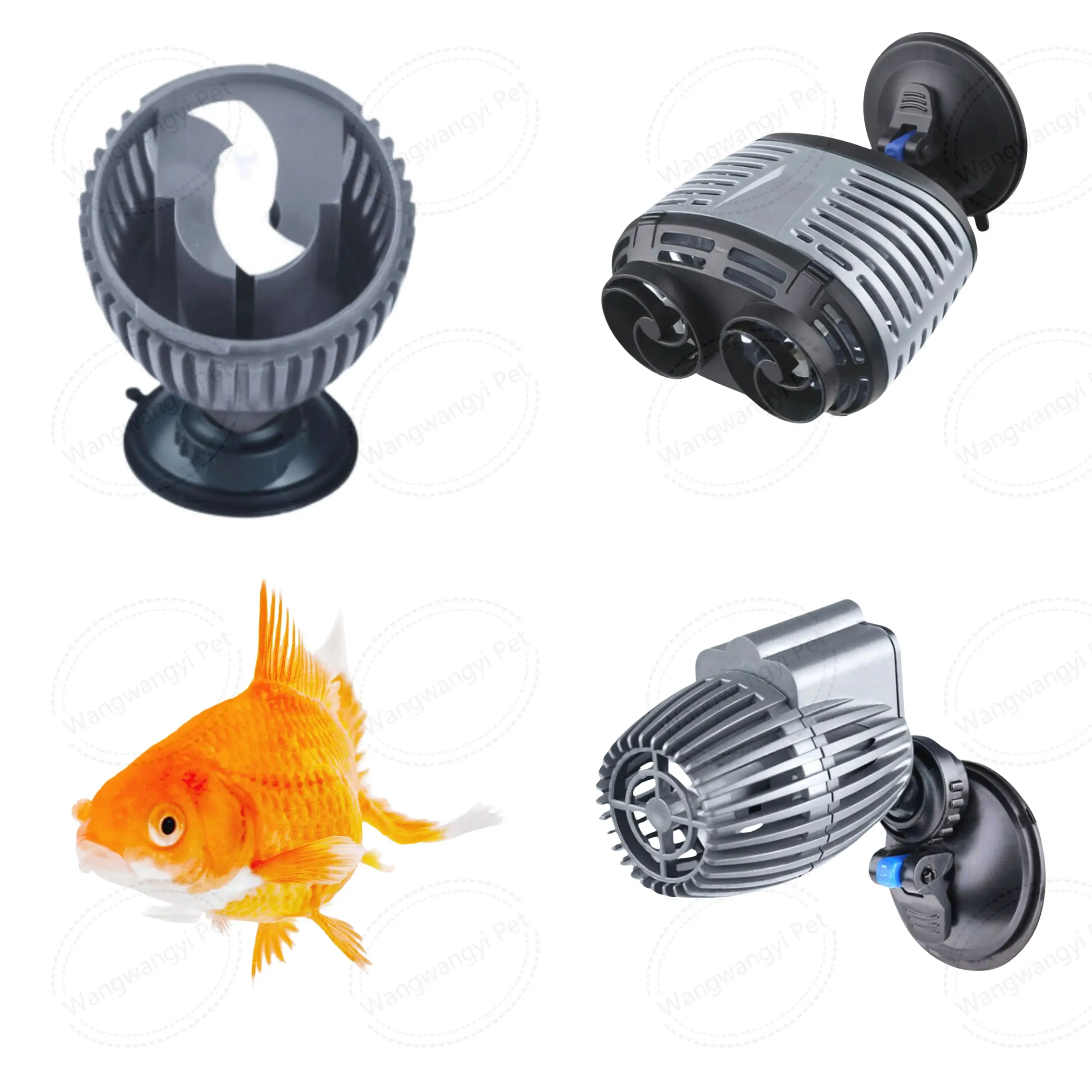 Aquarium Strong Power Wavemaker 360 Degree Adjustable Fish Tank Water Pump Without Noise