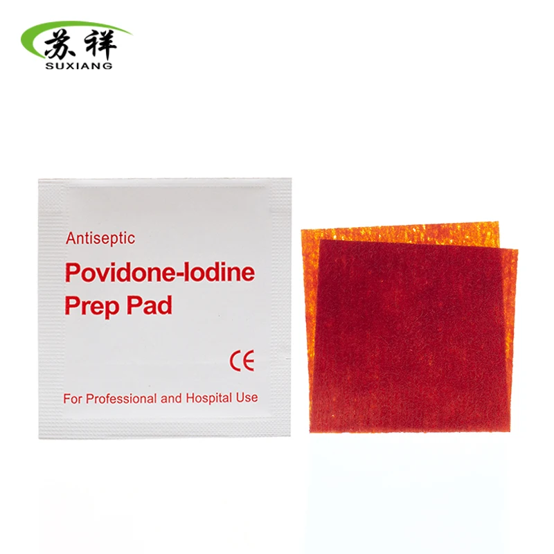 Disposable Antiseptic Custom Design Povidone Iodine Prep Pads