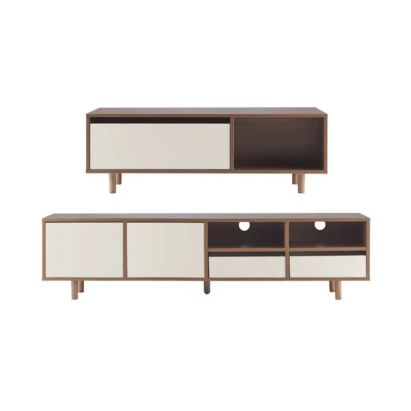 
Room furniture Nordic style modern design tv stand cabinet and center table set 