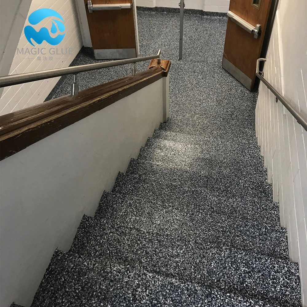 DIY Non-Toxic AB Liquid Flake Flooring Epoxy Resin for Home Decoration