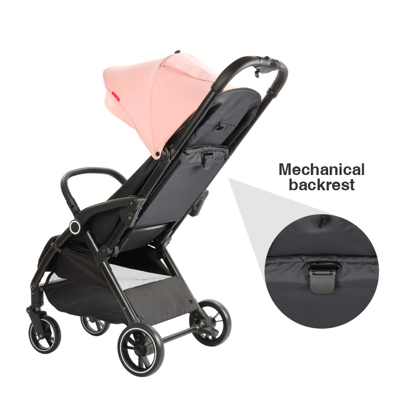 Eco-friendly Light weight foldable 4 wheel stroller for children / safety baby kids stroller