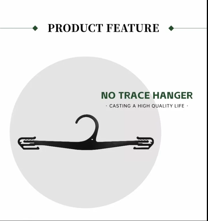 Factory wholesale plastic bra hanger under ware hanger for retail shops