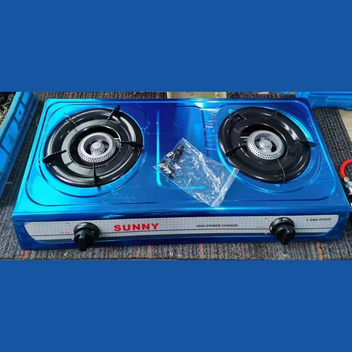 OEM China low price home use kitchen stainless steel gas stove 2 burners for cooking
