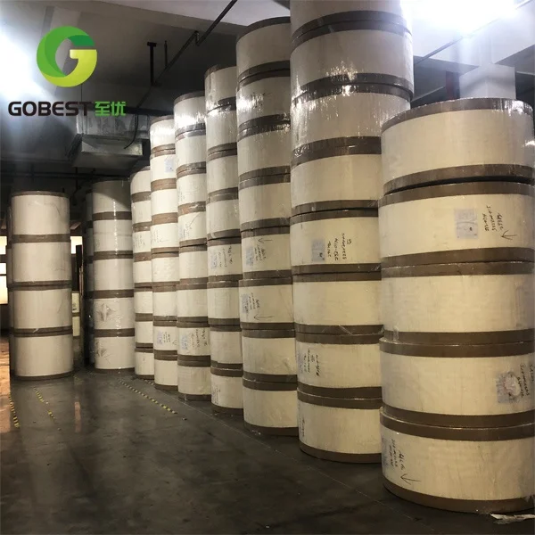 Высокое качество натуральной древсной массы PE бумага с покрытием для cupstock