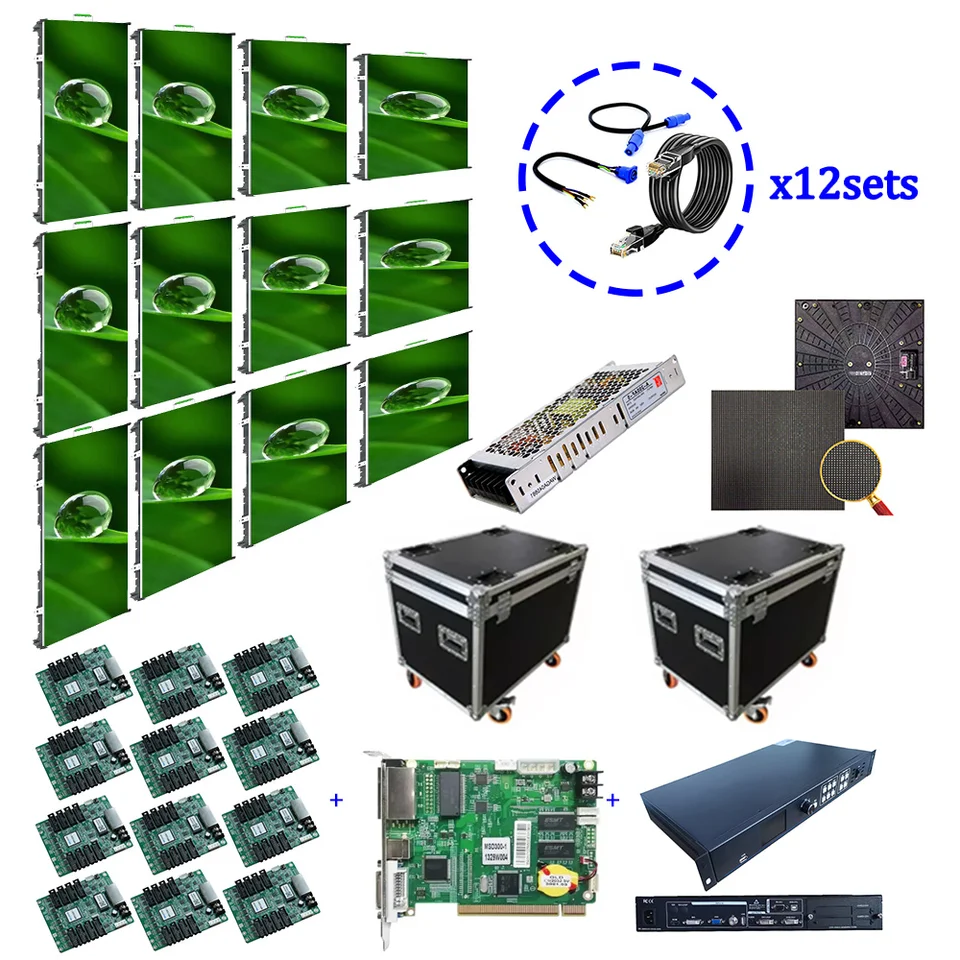 High Performance Led Video Wall Screen P2.5 P3 P4 P5 P6 Indoor Outdoor Led Display Screen