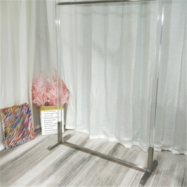 2021 Simplicity Design Durable In Use Clear Acrylic Stand Coat Store Rack For Living Room