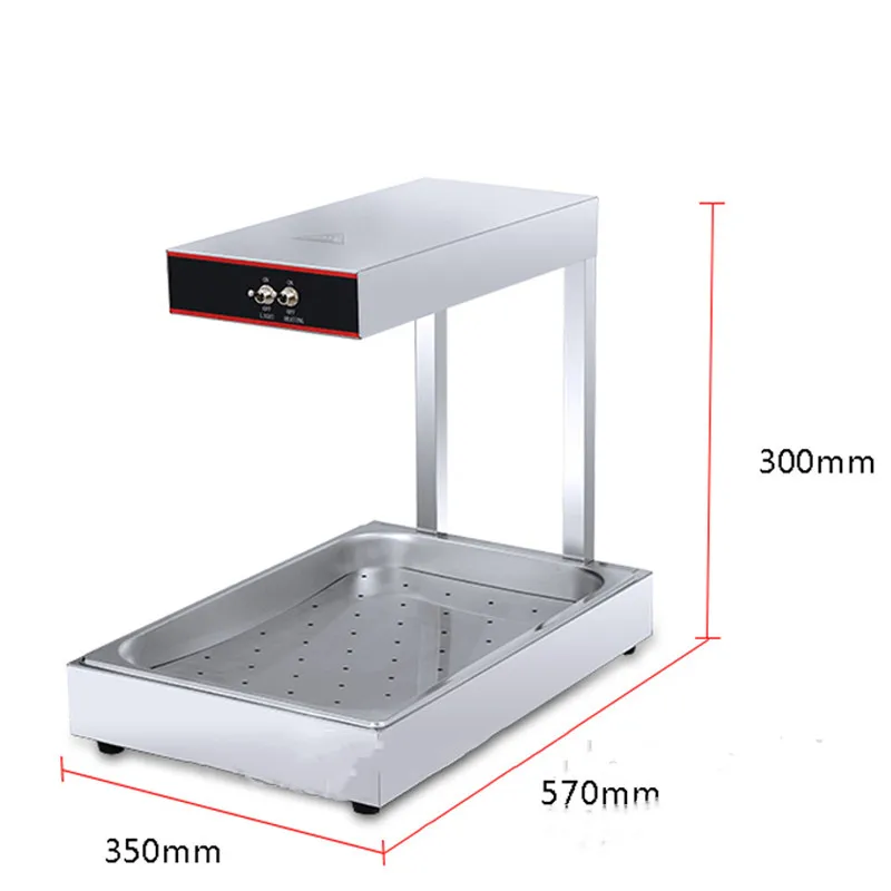 Portable heating insulation cabinet food warmer Potato chip warmer
