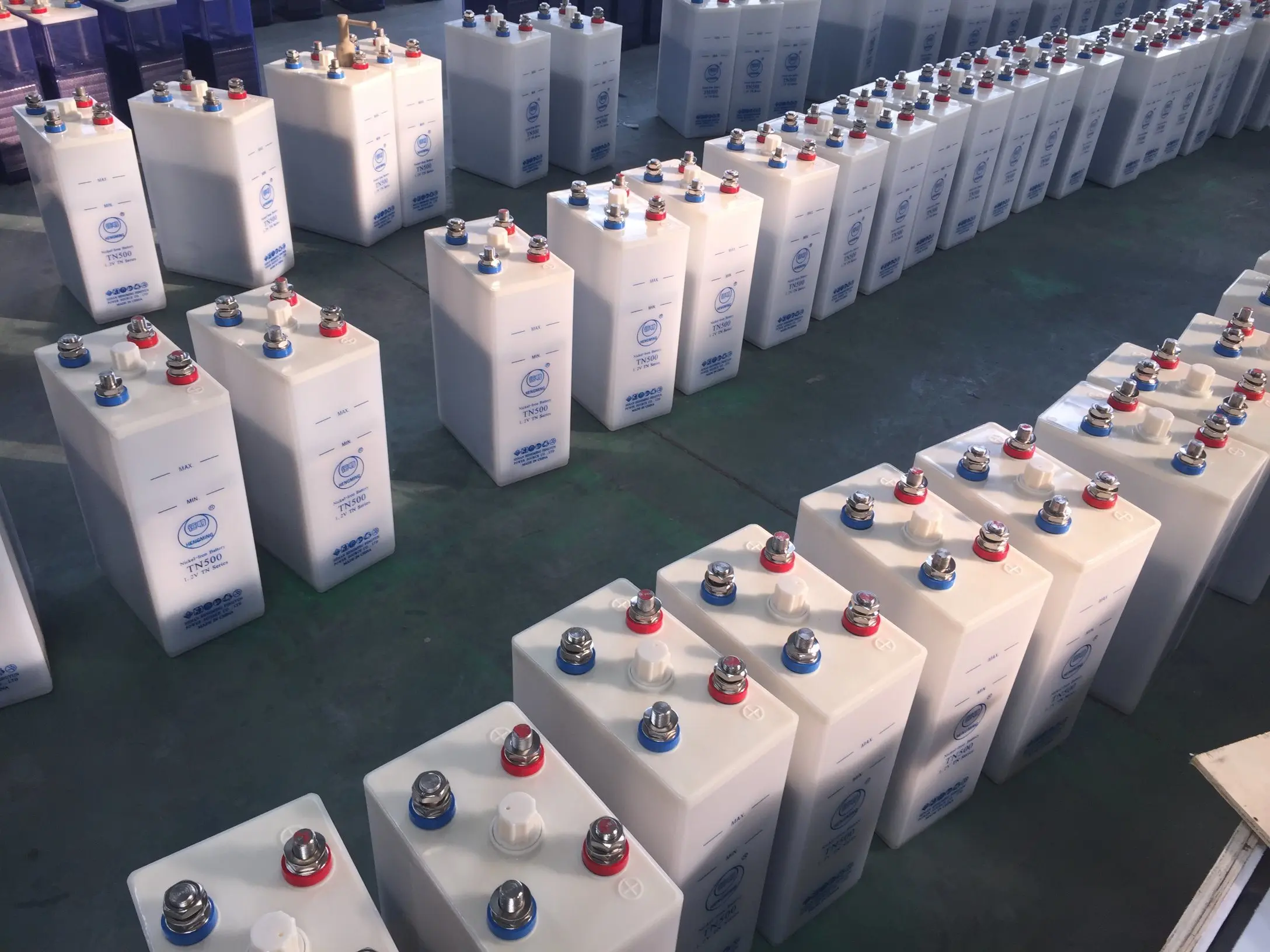 1.2v 400ah nickel iron batteries TN400 hengming brand