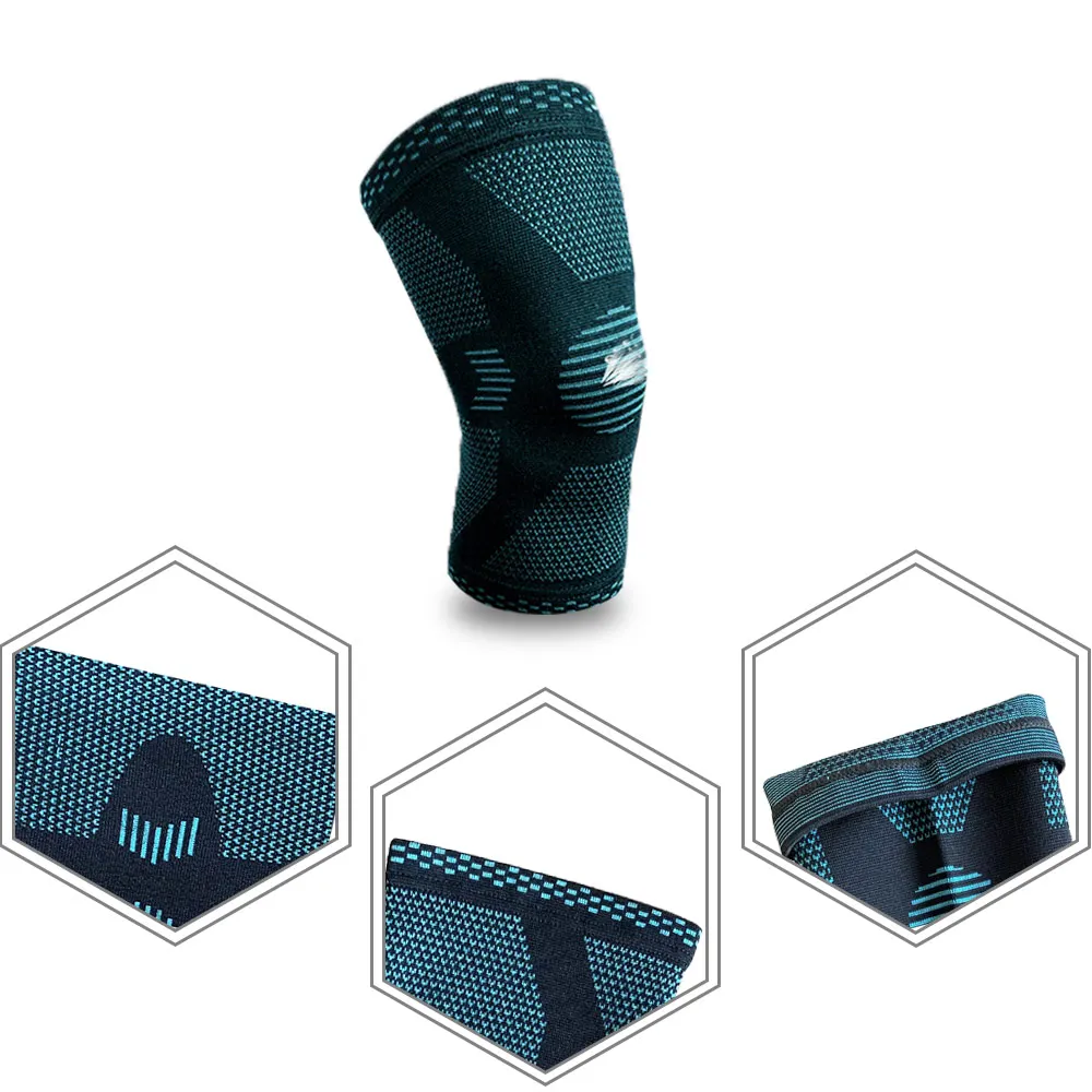 Cycling Riding Copper Compression Recovery Outdoor Manufacturer Long Lightweight Lifting Knee Sleeve