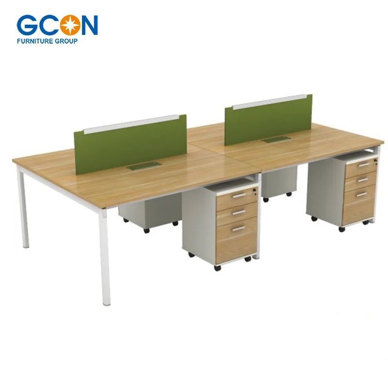 Стандартные размеры 4 человек Офисное рабочее место мебель для офиса