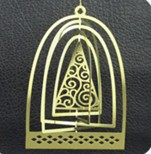 Christmas Metal Pendants Ornaments Use For Hanging On The Christmas Tree Custom Metal Charm Christmas Tree Decorations Factory