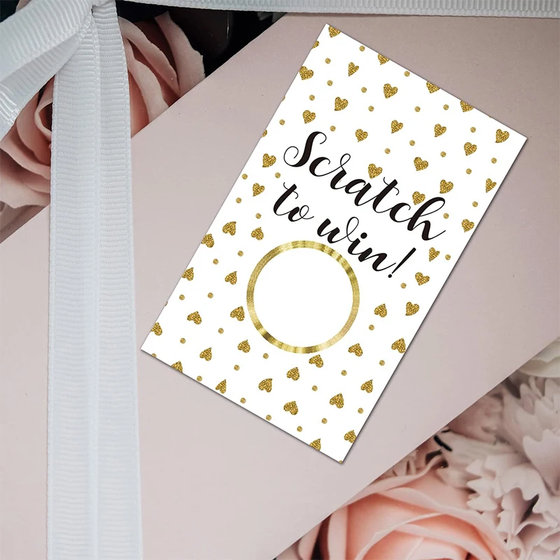 Wholesale  Business Kraft Blank Gift Certificate Cards with 50 Pcs Envelopes a Gift for You