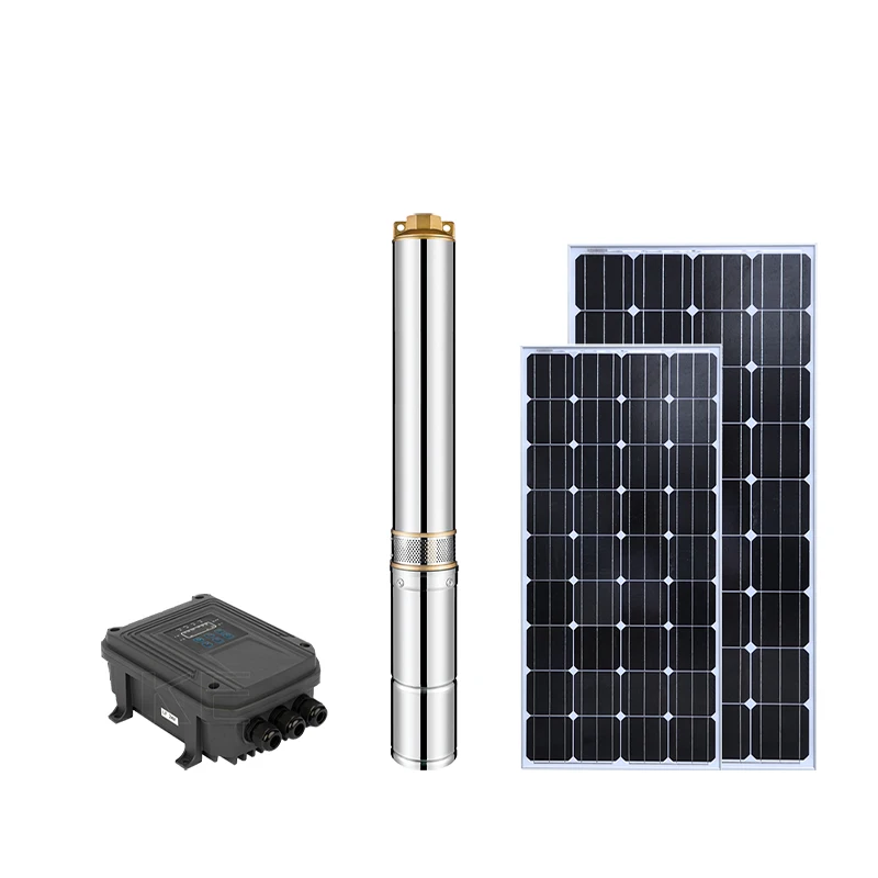 1500 Watt Solar Water Pump Agriculture Brushless Submersible Deep Well Solar Dc Pumps