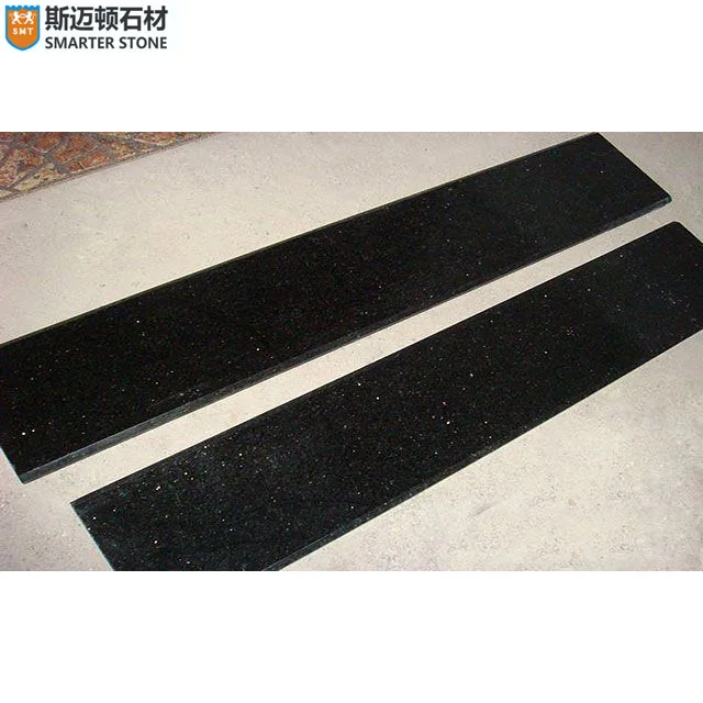 Hot Sale Waterproof Black galaxy marble threshold for hotel apartment villa