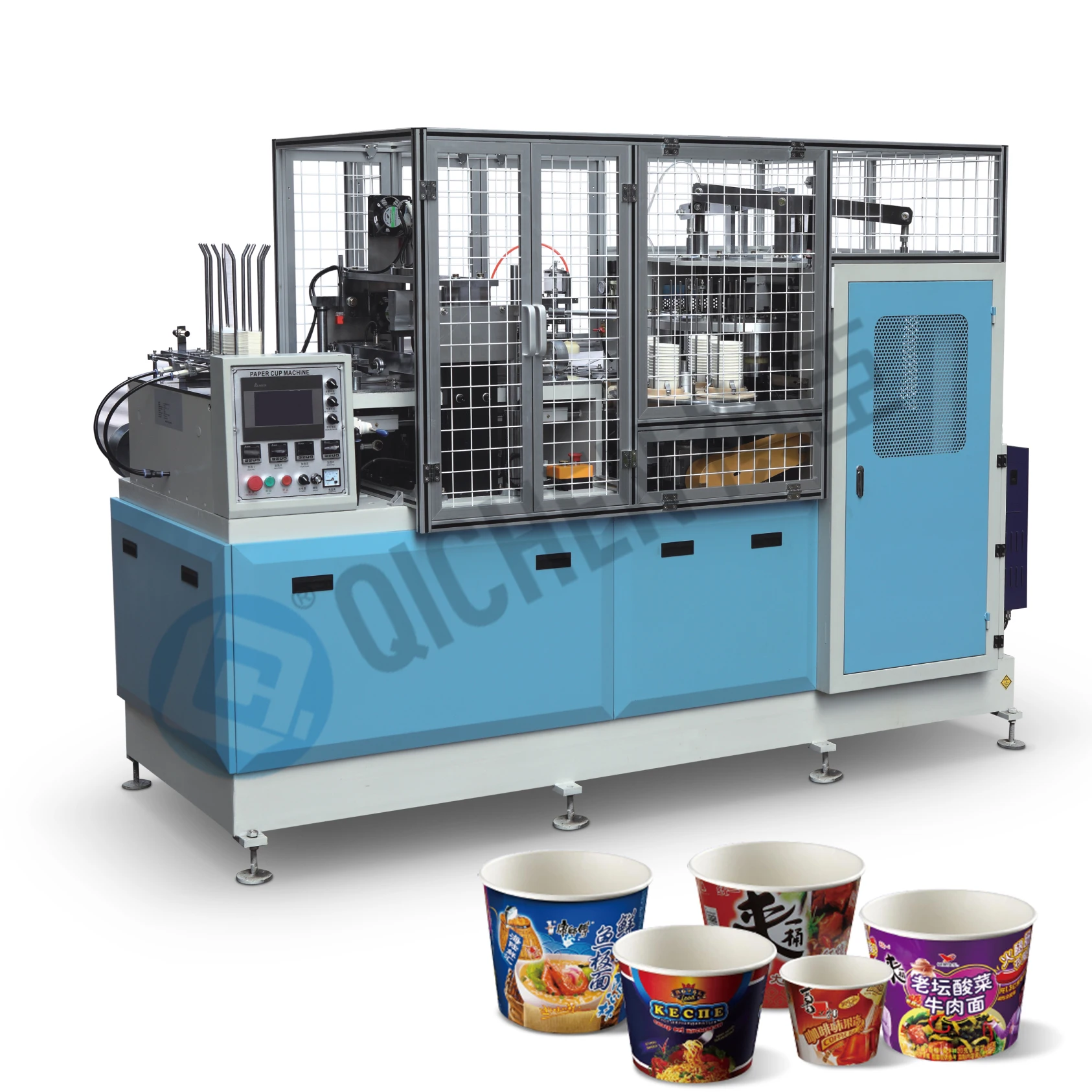 QICHEN Factory Sale Tea Water Paper Cup Production Machine Automatic Production ZBJ-X35