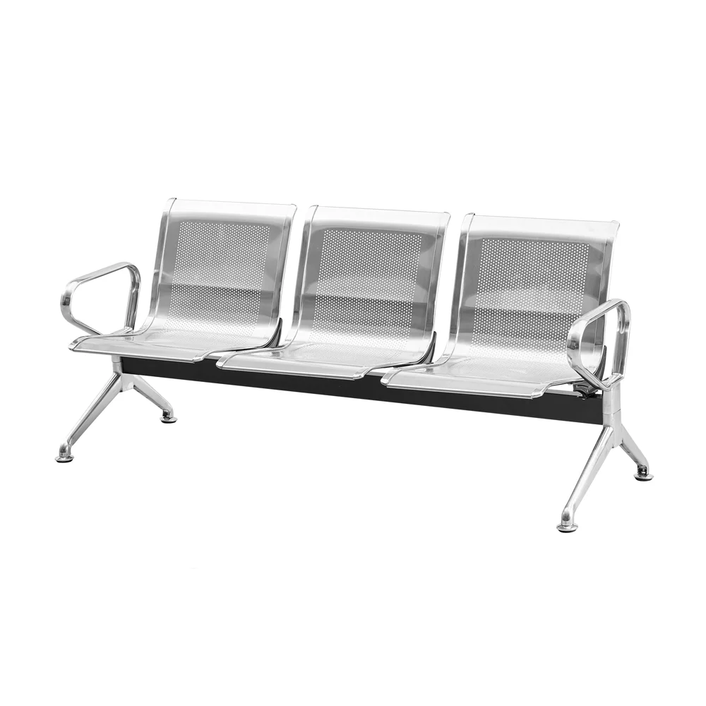 Hospital clinic airport waiting lounge bank 3-seater waiting room gang seating chair