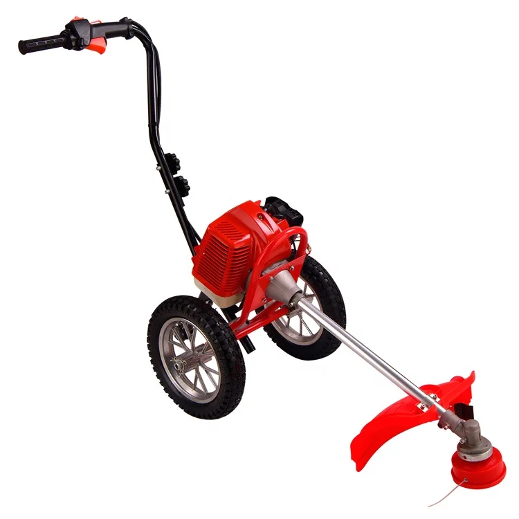 52cc big power trimmer brush cutter with wheel 5200 engine