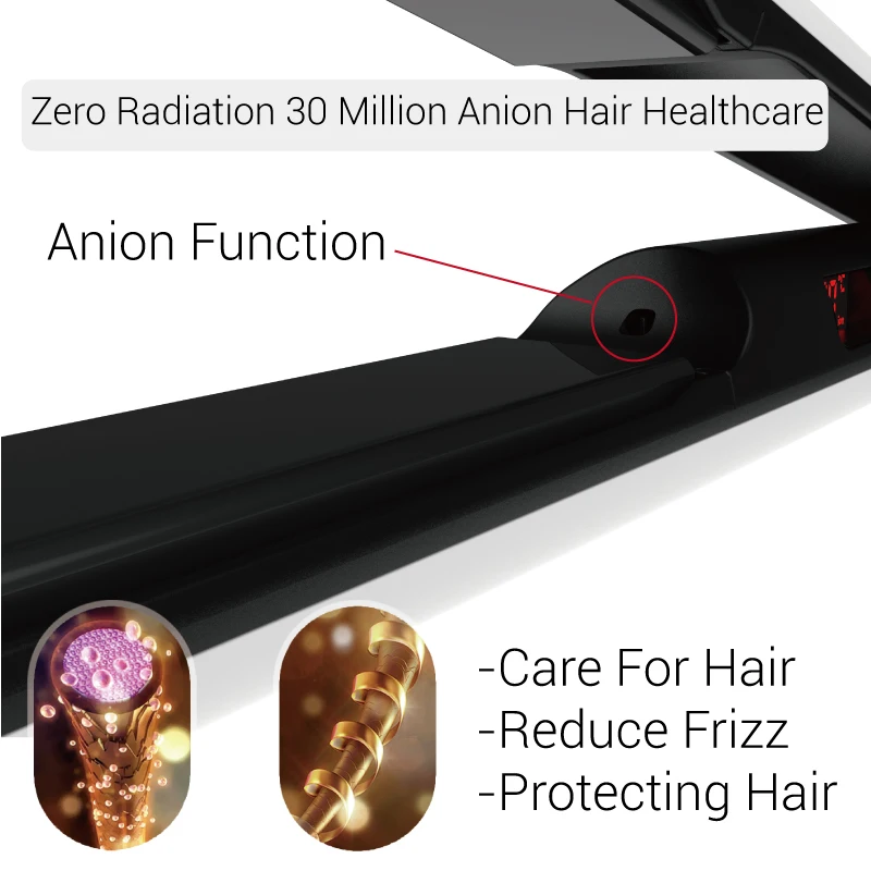 Ceramic Coating Flat Iron 450 Degree Professional NANO Cloth Flat Flat irons Hair Straightener