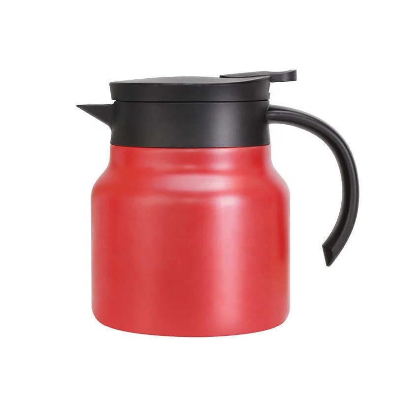 304 Stainless Steel 800ml Thermo Flask Insulation Pot Home Kettle Coffee Thermos Mug Grip Teapot Vacuum Cup Water Bottles