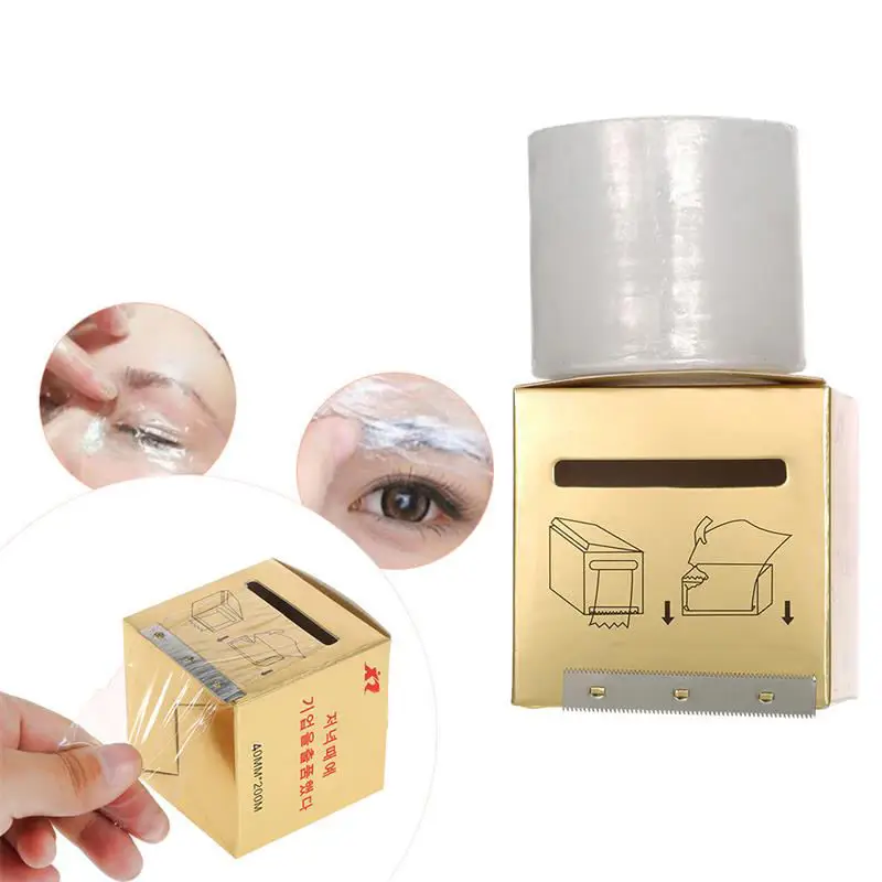 Microblading Tattoo Plastic Wrap Cover Preservative Film Permanent Makeup Eyebrow Lips Liners Tattoo Protect Accessories