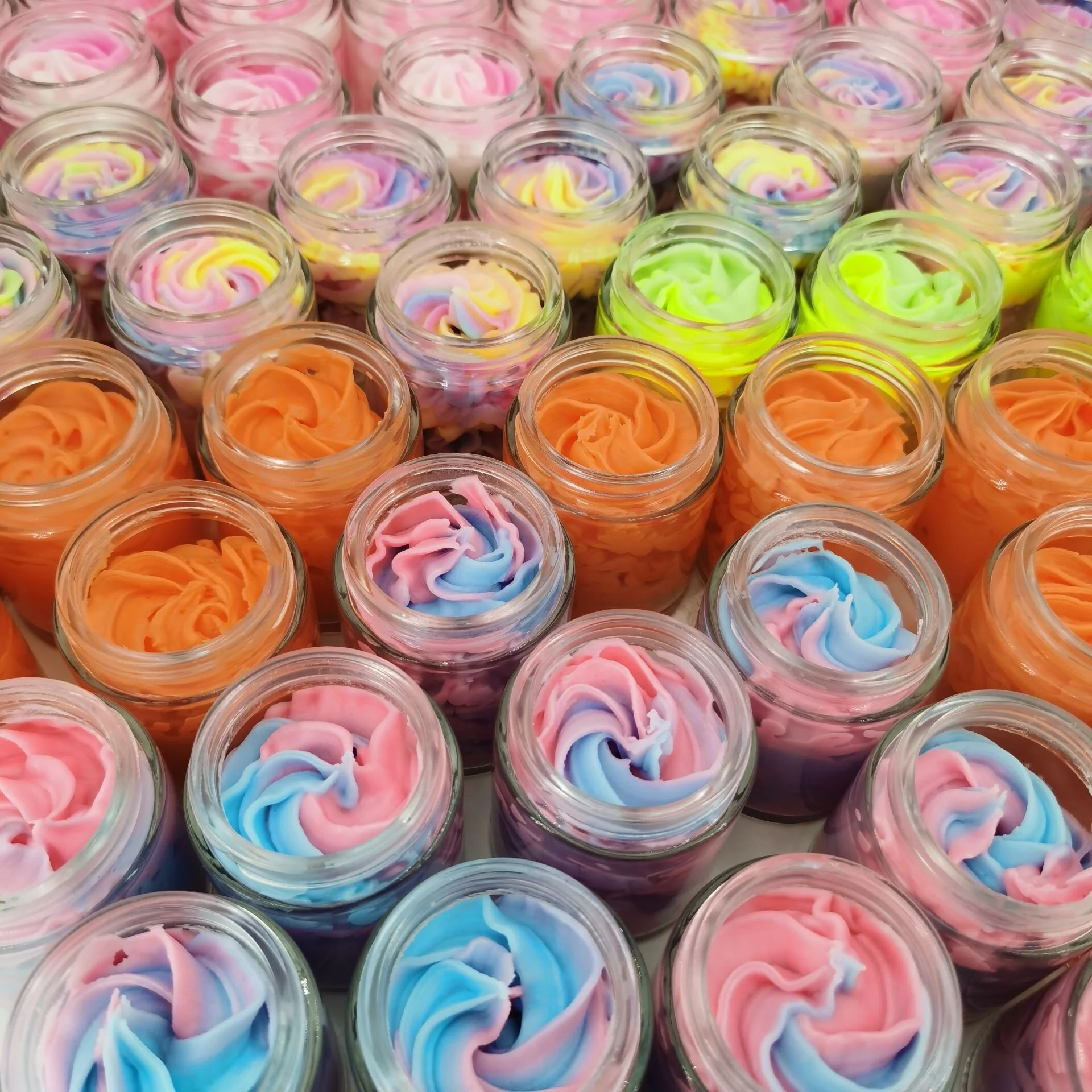 Jars Container Whipped The Shop Packaging Private Label Organic Vegan Unique Butters Rainbow Cream Cruelty free Body Butter