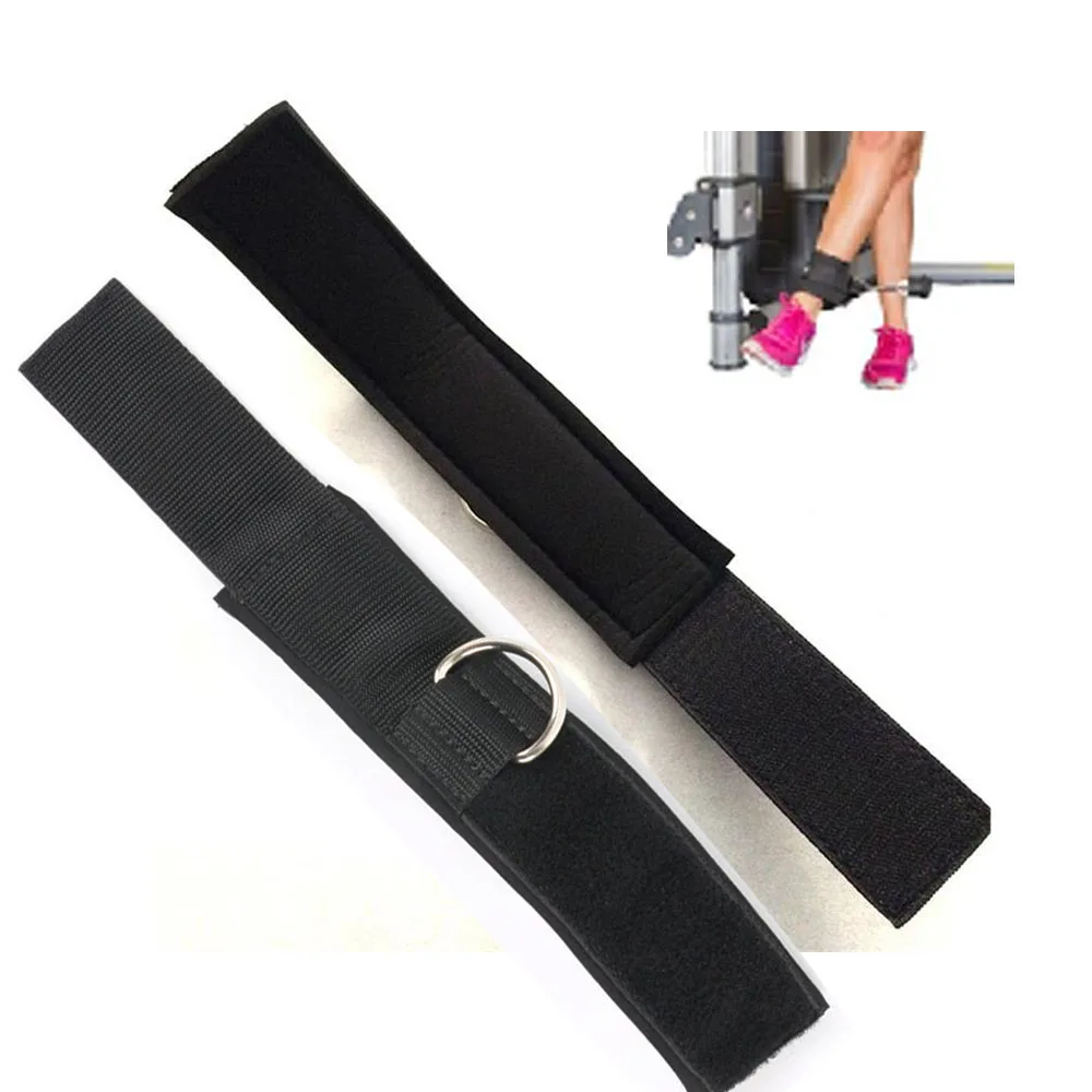 
SBR padded Ankle & Wrist Cuff Wrap Walking Weights Set with metal ring for tubing exerciser 
