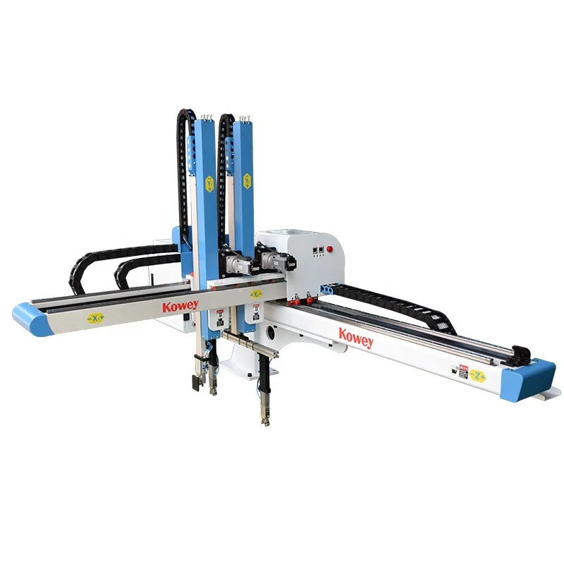 Kowey 2022 Top Entry  In Mold Labeling IML Injection Robot System Double Arm High Speed for Thin-walled Container Body and Lids