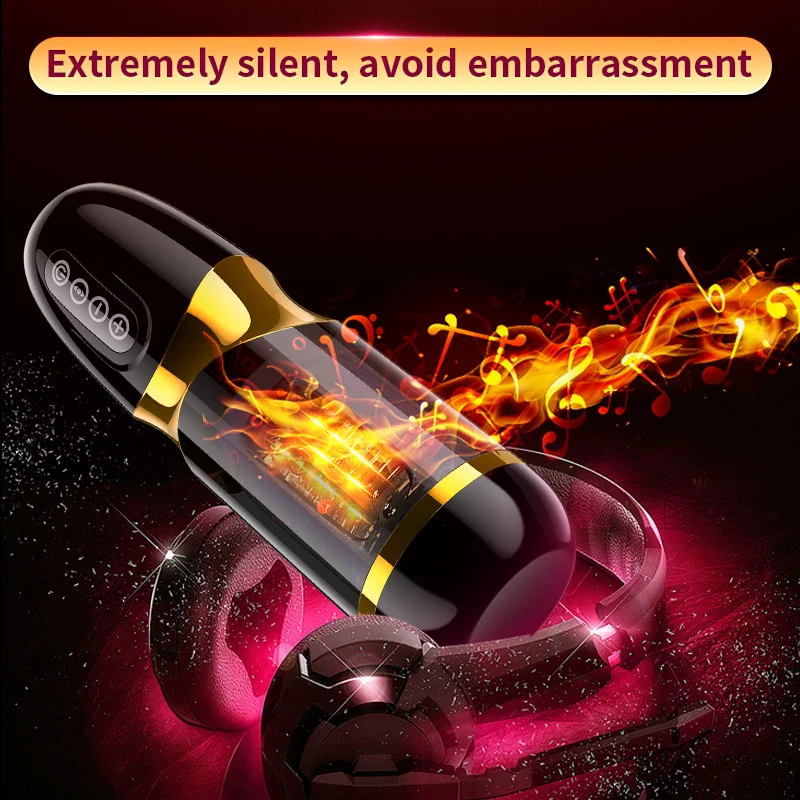 GF-Electric Vibrations Automatic Piston Rotating Sucking Male Masturbator Cup Artificial Vagina Real Pussy Sex Toys For Men