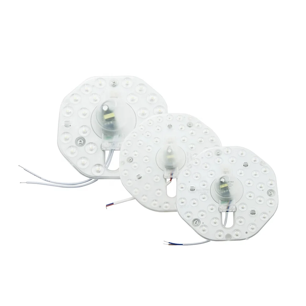 AC220V LED Module Replace Ceiling Lamp Lighting 12W 18W 24W LED Source Module Convenient Installation SMD2835 White & Warm White