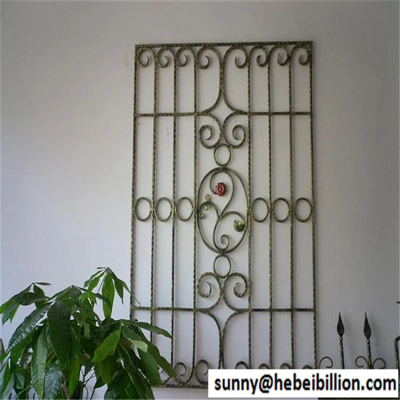 wrought iron security window exporter and manufacture