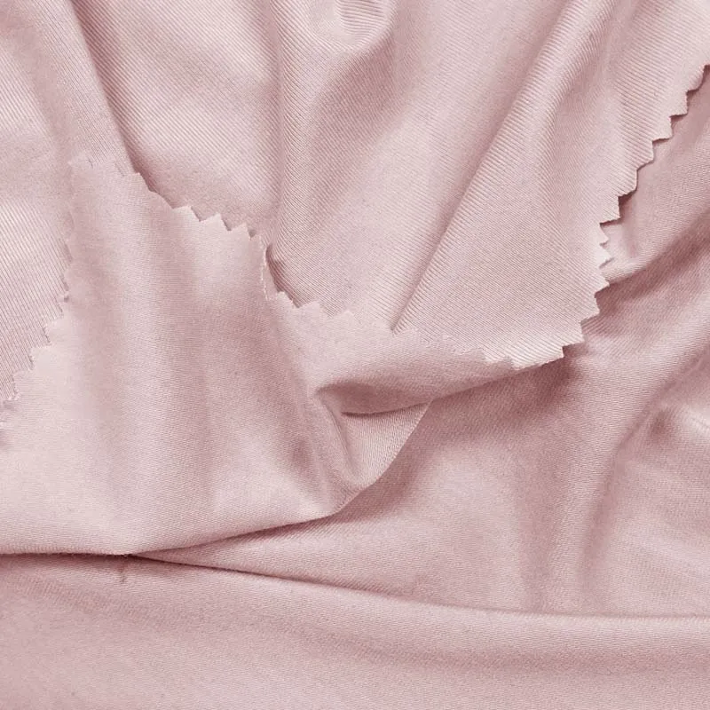 Дешевая Экологически чистая ткань из бамбукового волокна, одинарная трикотажная ткань для детской одежды